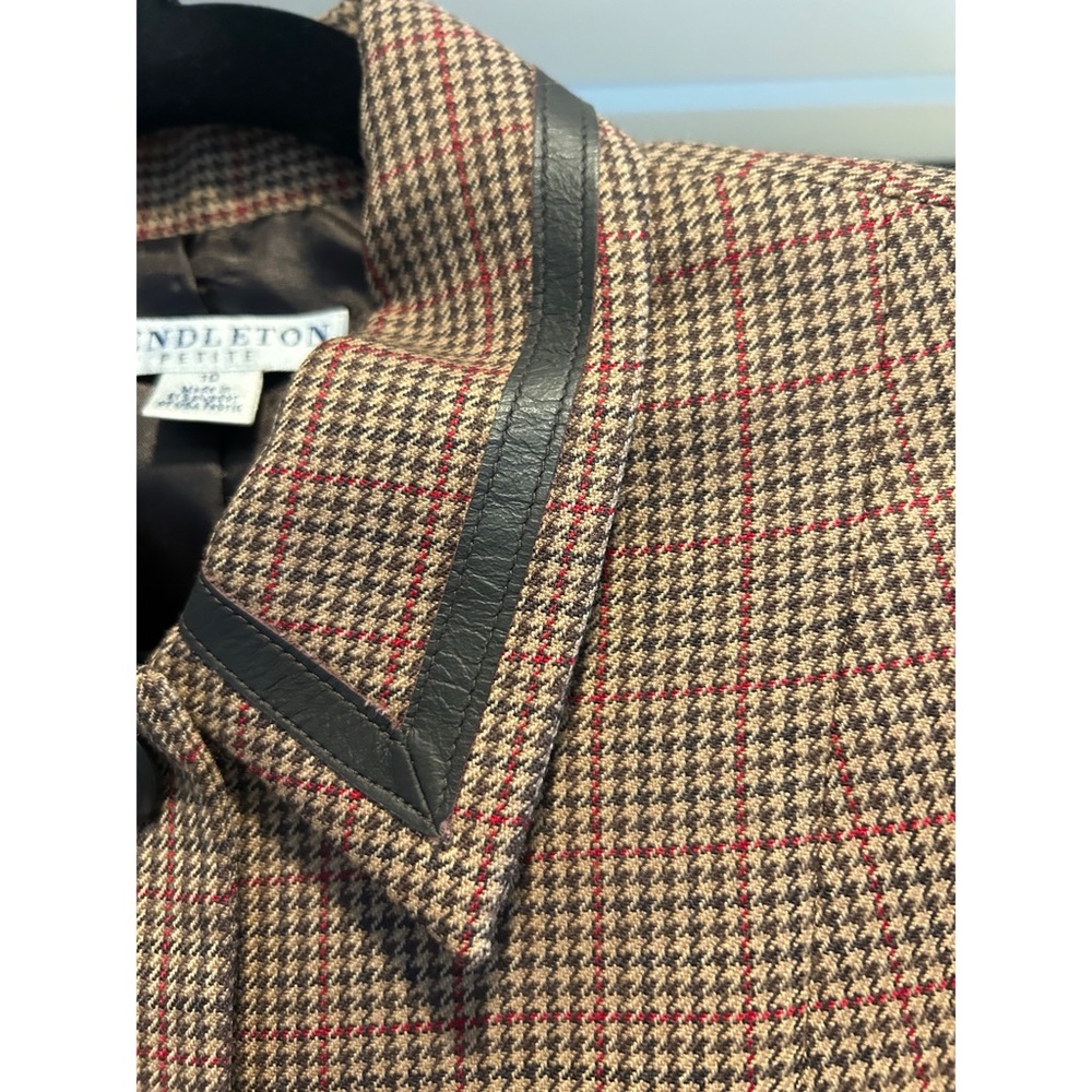 Vintage Pendleton Houndstooth Jacket - image 3
